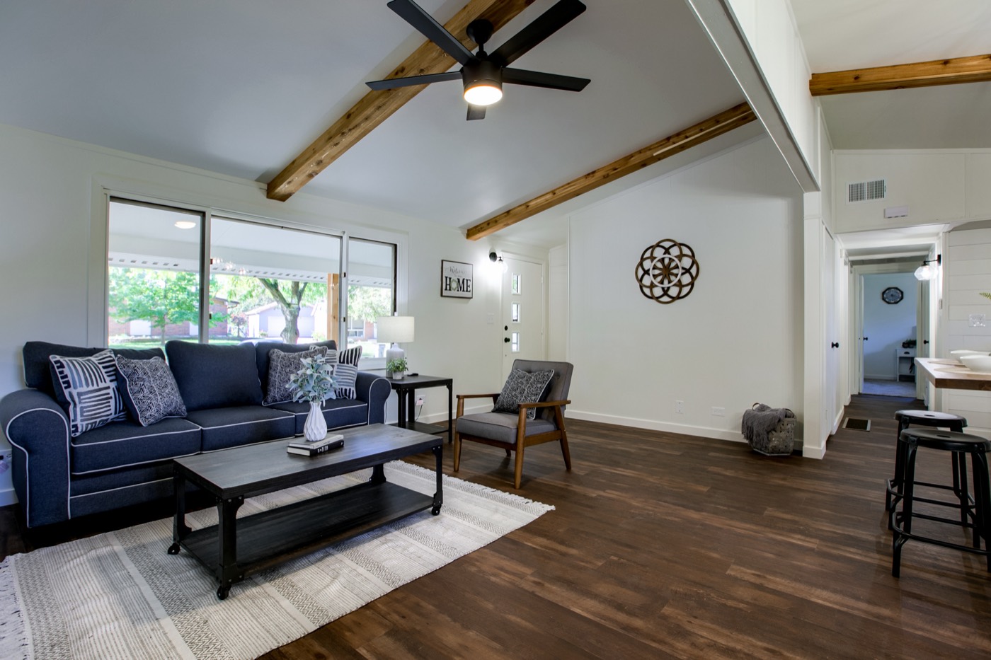 Living room after — Acorn Properties renovation