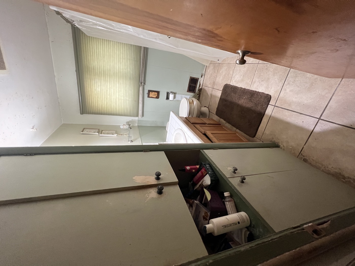 Bathroom before — Acorn Properties renovation