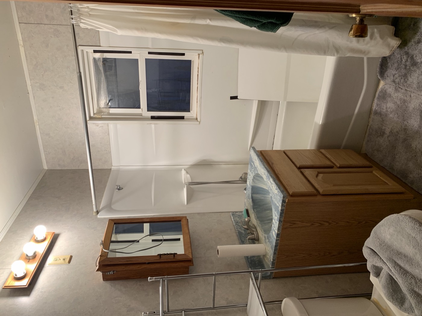 Bathroom before — Acorn Properties renovation