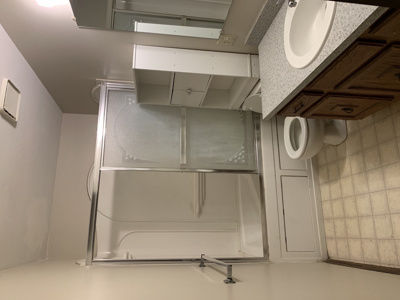 Bathroom before — Acorn Properties renovation