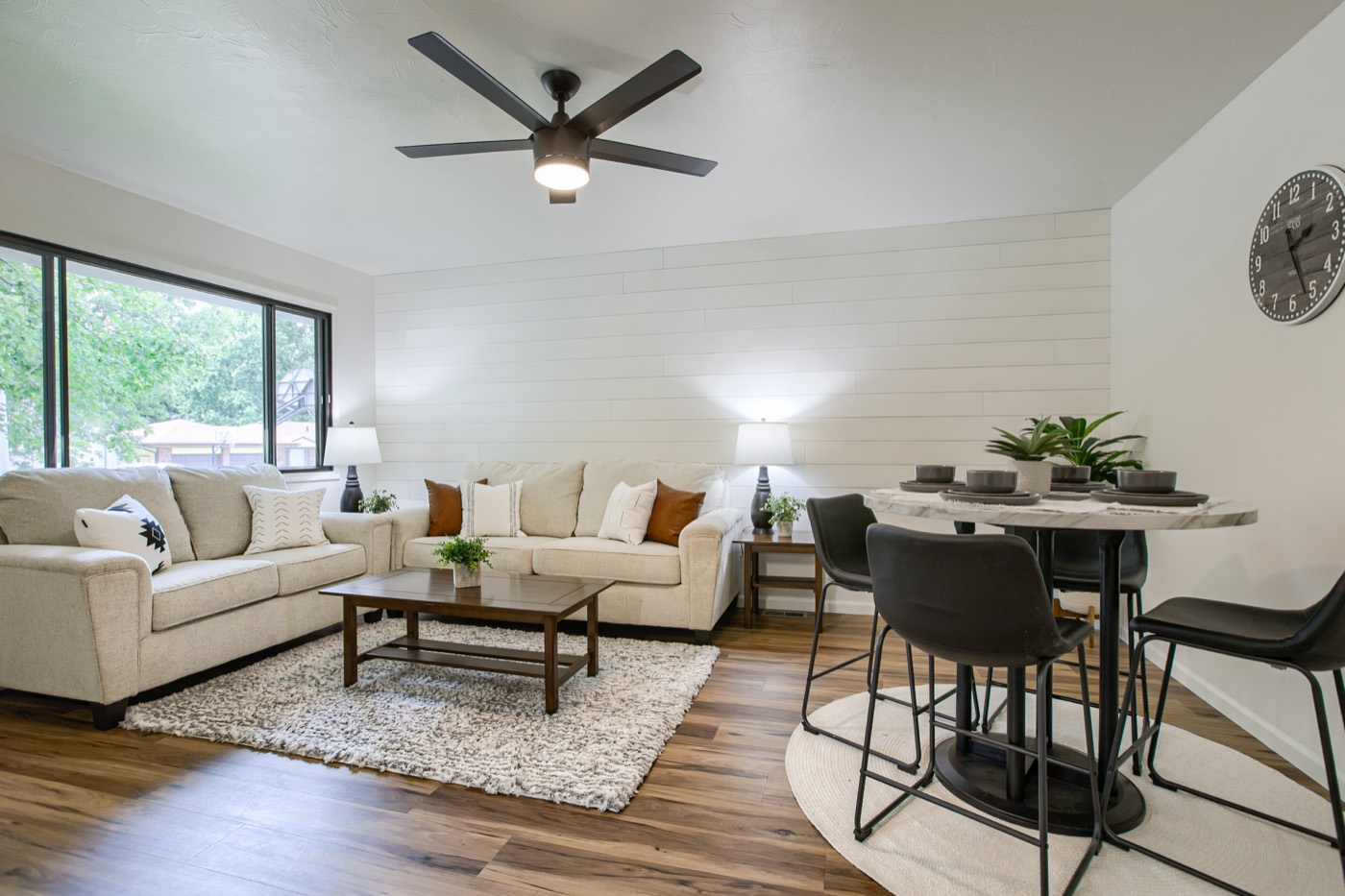 Living room after — Acorn Properties renovation