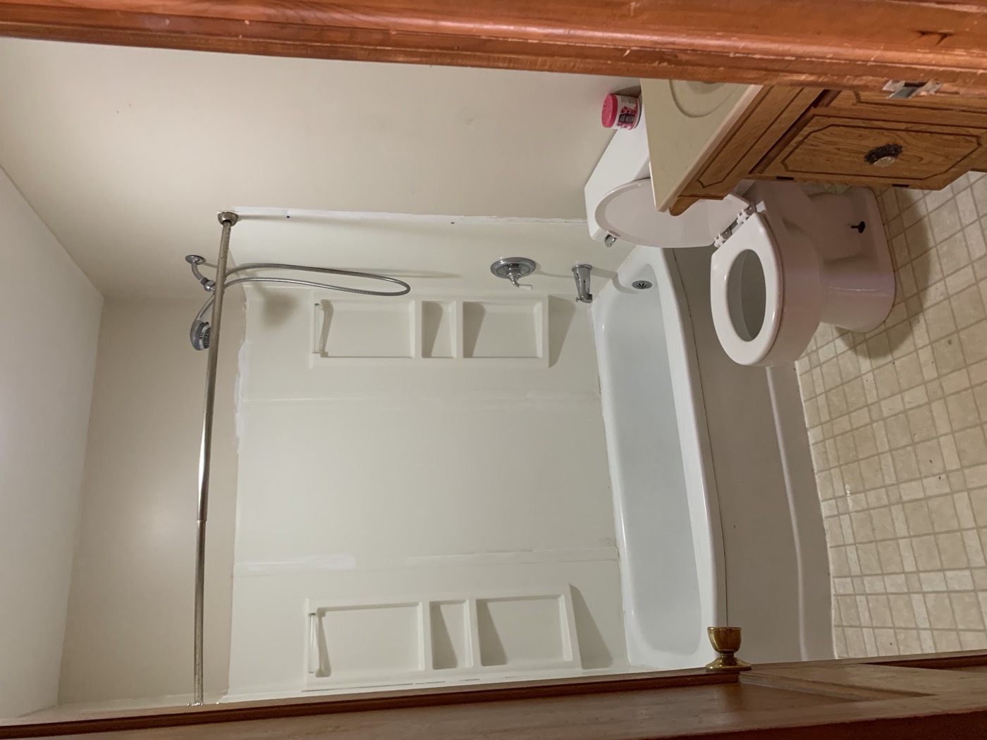Bathroom before — Acorn Properties renovation